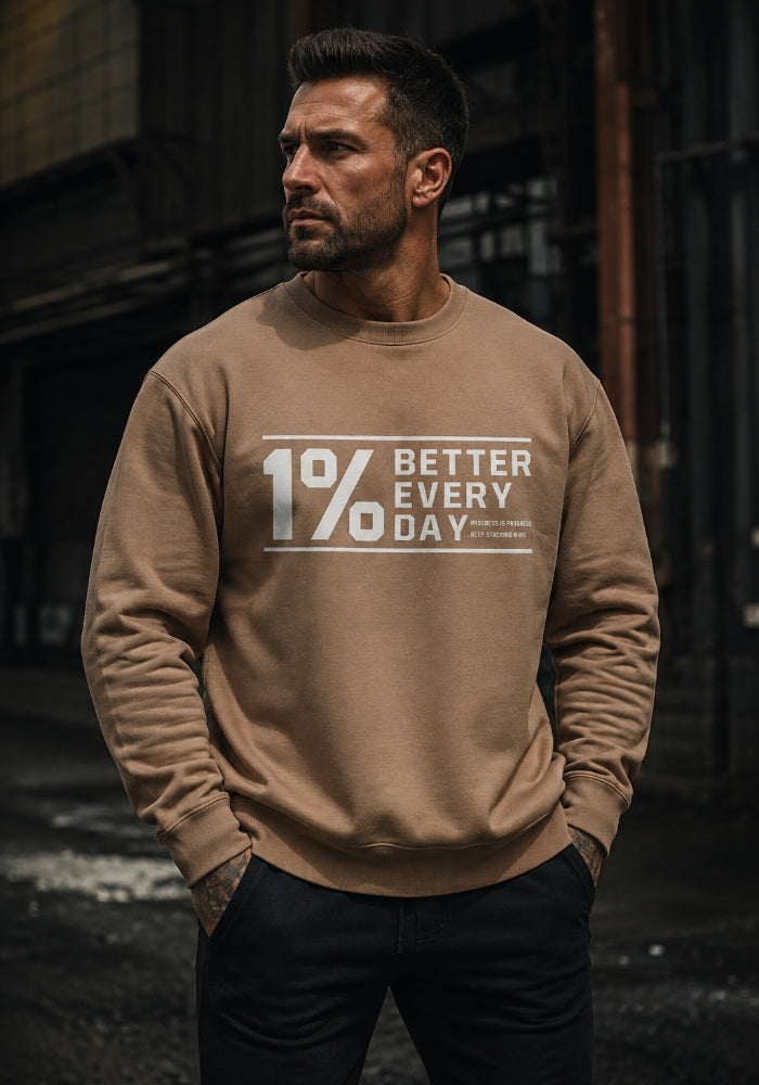 1% BETTER EVERY DAY - Premium Sweatshirt