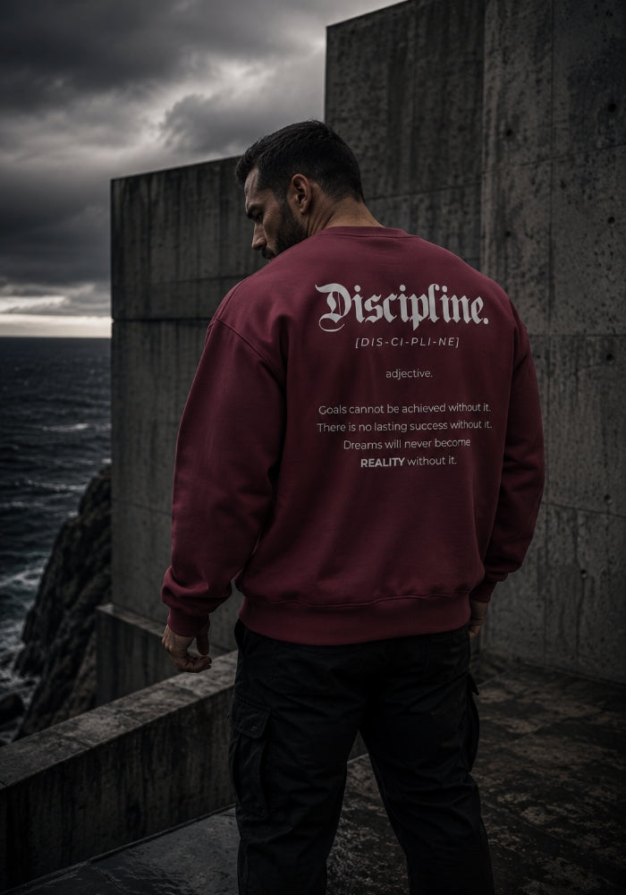 Discipline Meaning - Oversized Heavyweight Sweatshirt