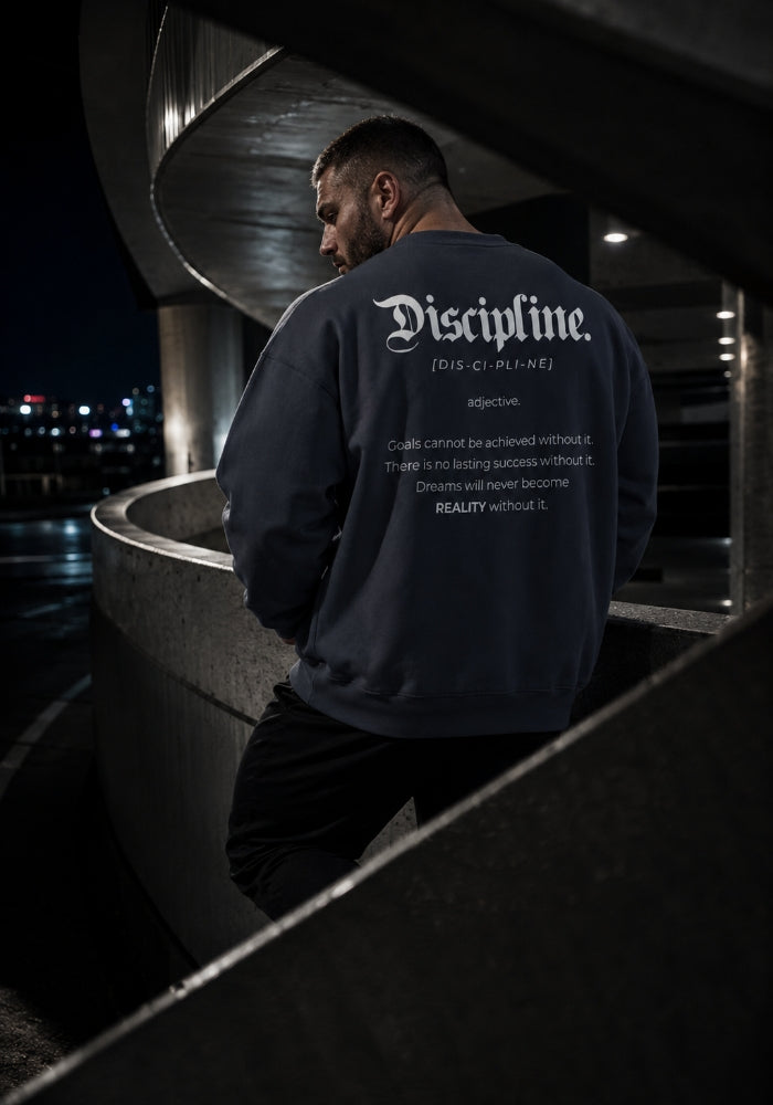 Discipline Meaning - Oversized Heavyweight Sweatshirt