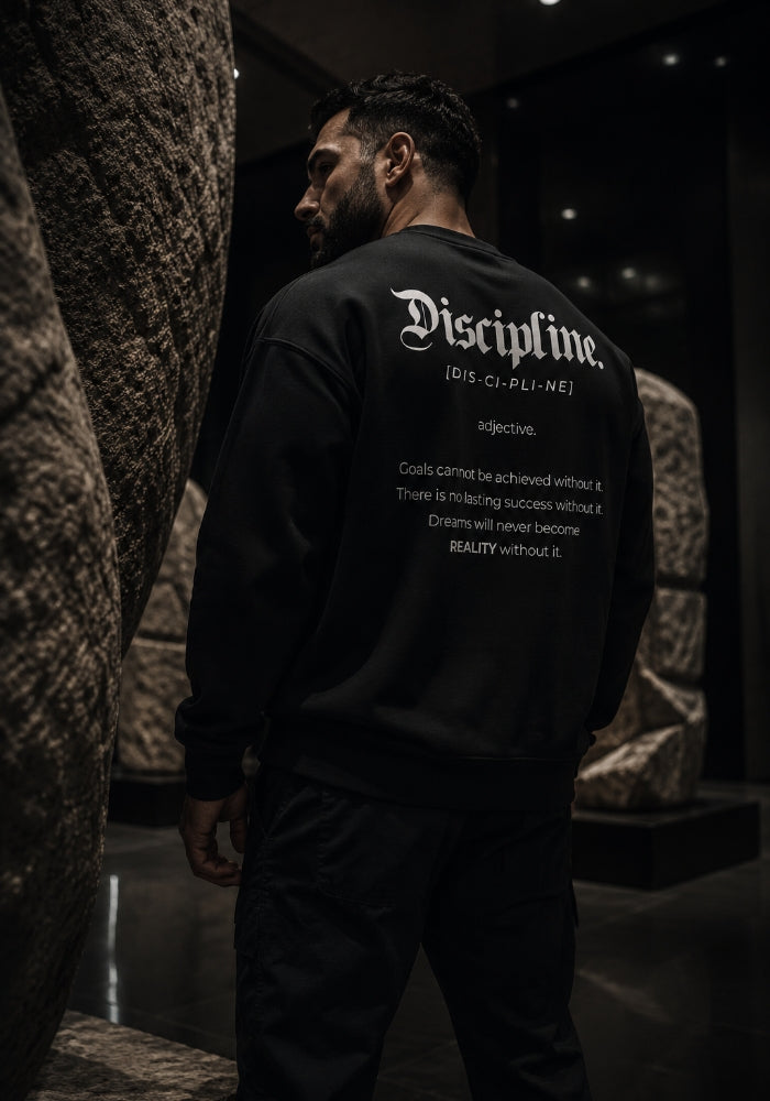 Discipline Meaning - Oversized Heavyweight Sweatshirt
