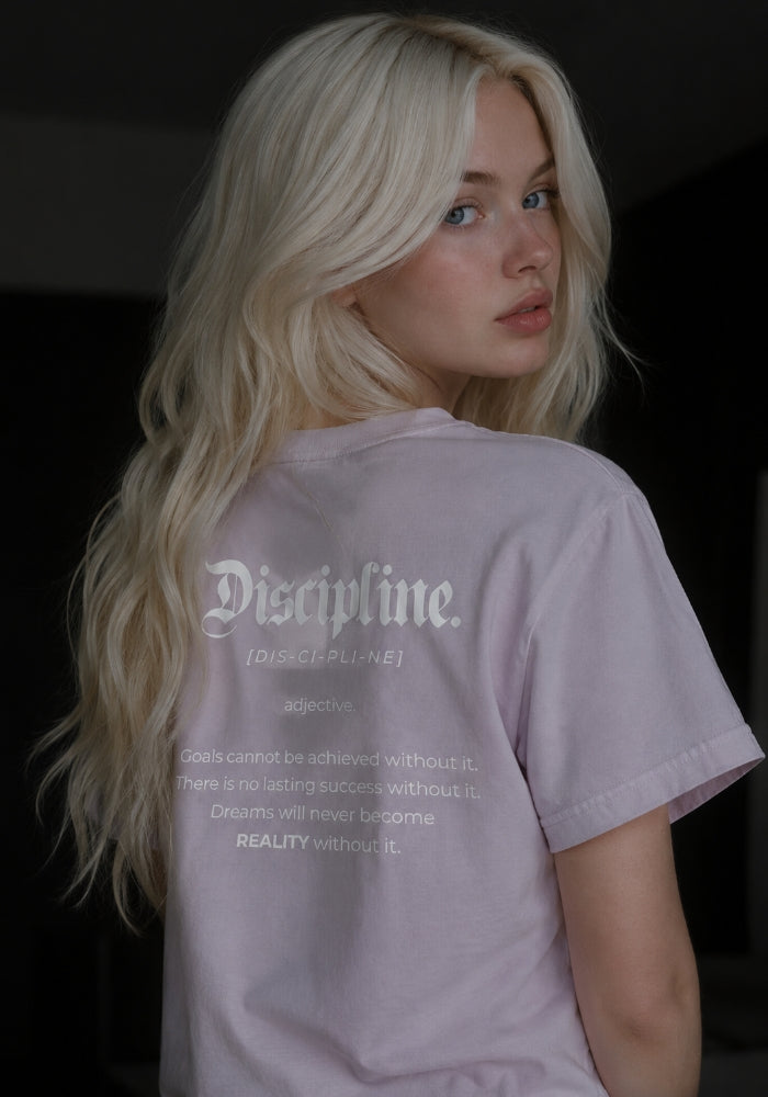 Discipline Meaning Women's Heavyweight Garment Dye Tee