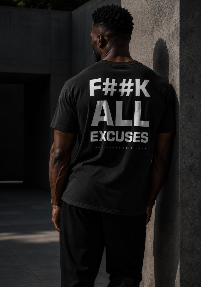F##K EXCUSES - Garment-dyed Heavyweight T-shirt
