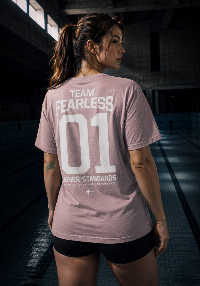 Team Fearless, Higher Standards - Women's Heavyweight Tee