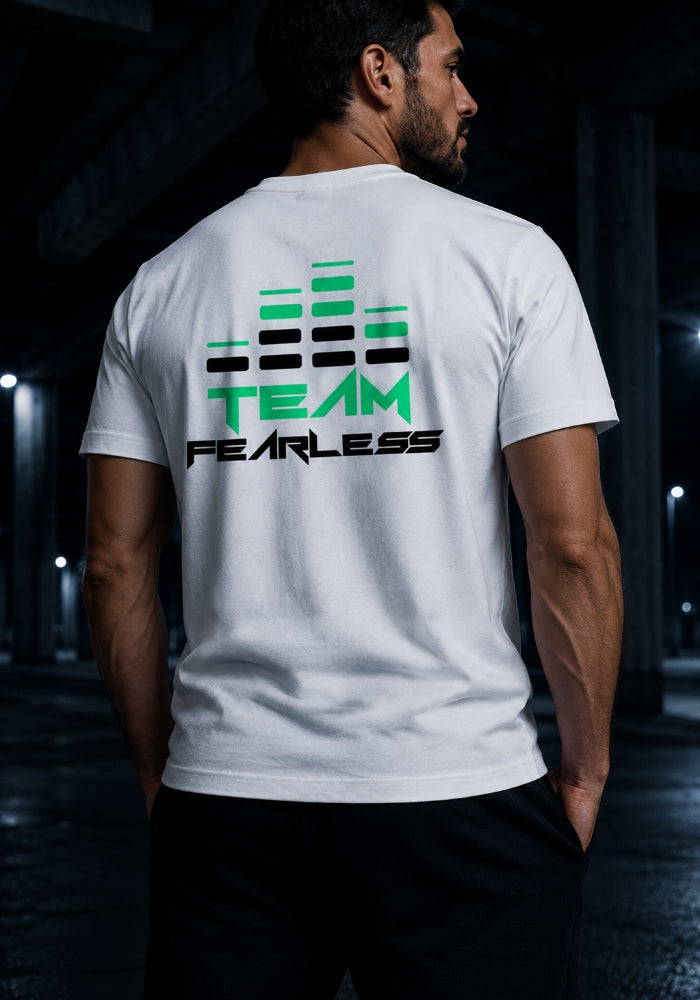 TEAM - Chest & Back - Men’s Premium Heavyweight Tee - Lights