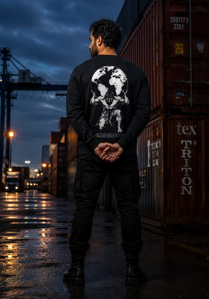 Weight of The World - Premium Sweatshirt Jumper
