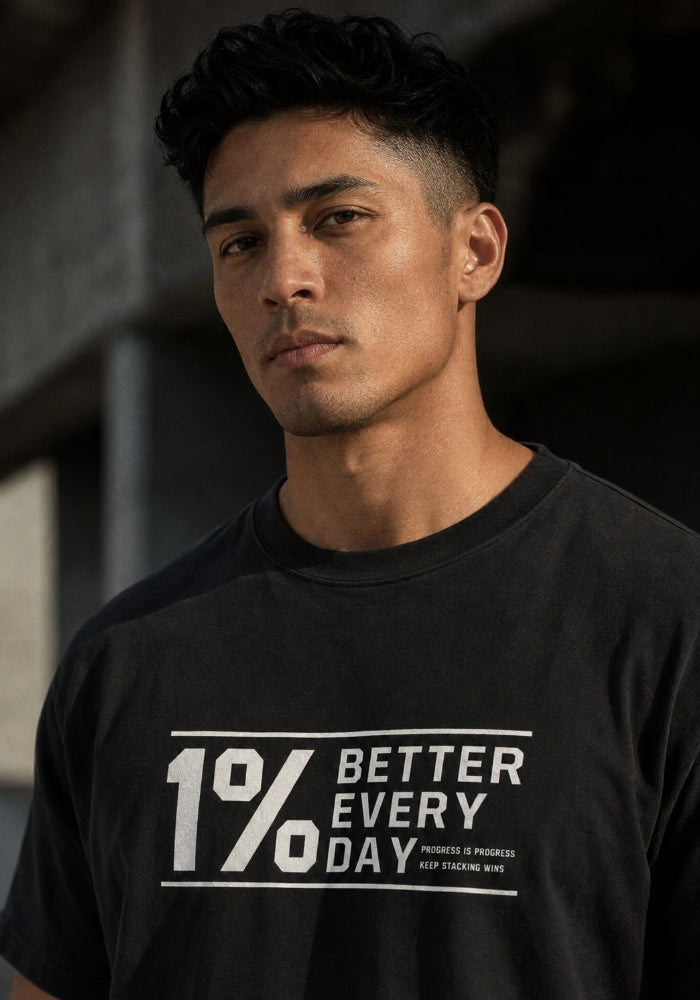 1% BETTER EVERY DAY - Garment-Dyed Heavyweight T-shirt