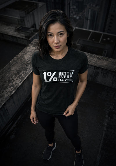 1% Better Every Day - Women's Tri-Blend Short sleeve t-shirt