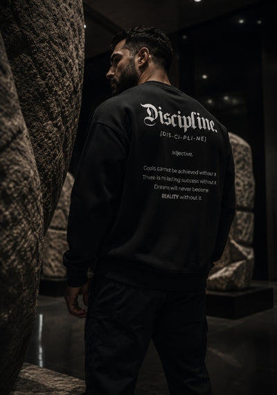 Discipline Meaning - Oversized Heavyweight Sweatshirt