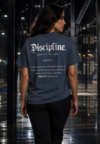 Discipline Meaning Women's Heavyweight Garment Dye Tee