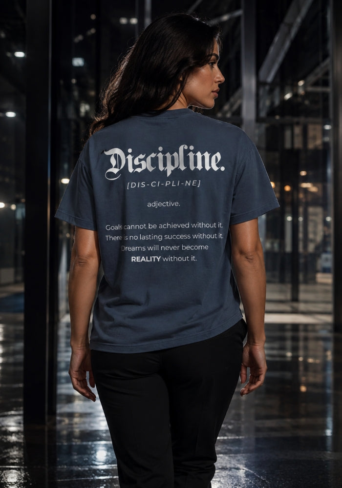 Discipline Meaning Women's Heavyweight Garment Dye Tee