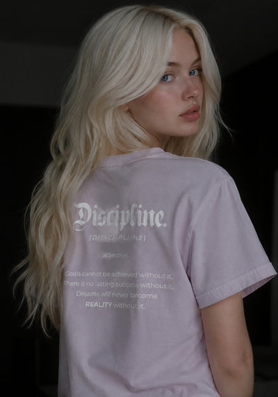 Discipline Meaning Women's Heavyweight Garment Dye Tee