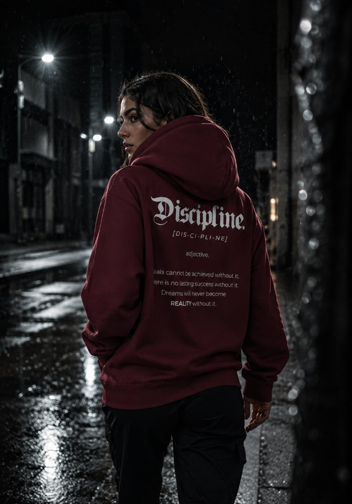 Discipline Meaning - Women's Oversized Heavyweight Hoodie