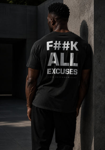 F##K EXCUSES - Garment-dyed Heavyweight T-shirt