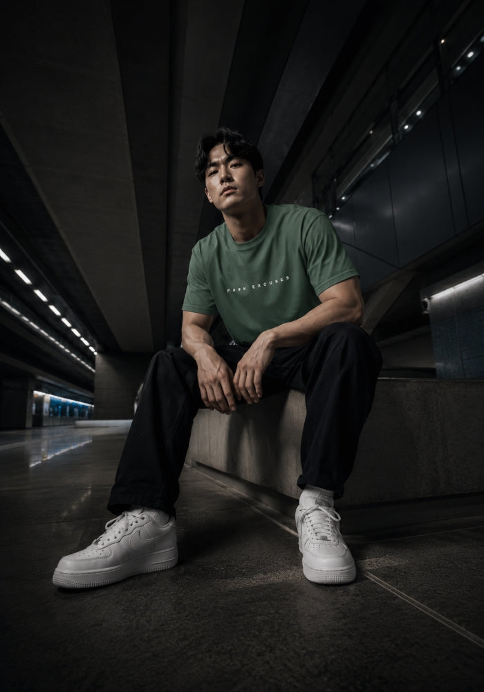 F##K EXCUSES - Garment-dyed Heavyweight T-shirt