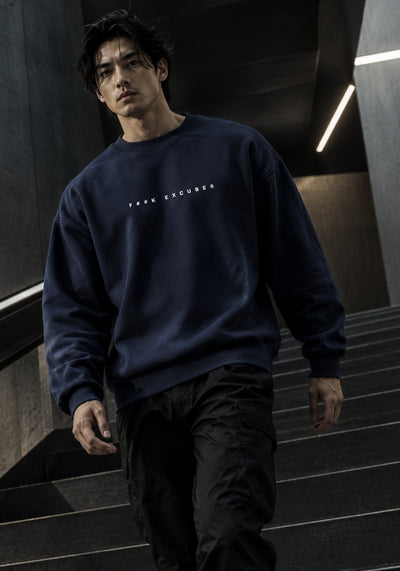 F##K EXCUSES - Oversized Heavyweight Sweatshirt