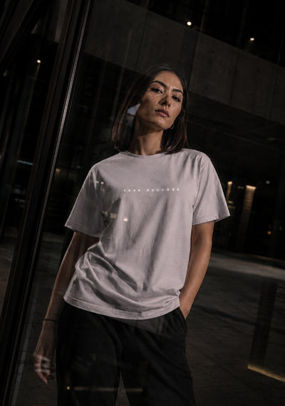 F##K EXCUSES - Women's Heavyweight Garment Dye Tee