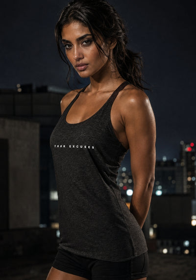 F##K EXCUSES - Women's Racerback Tank