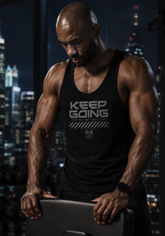 KEEP GOING - Men's Singlet Tank Top