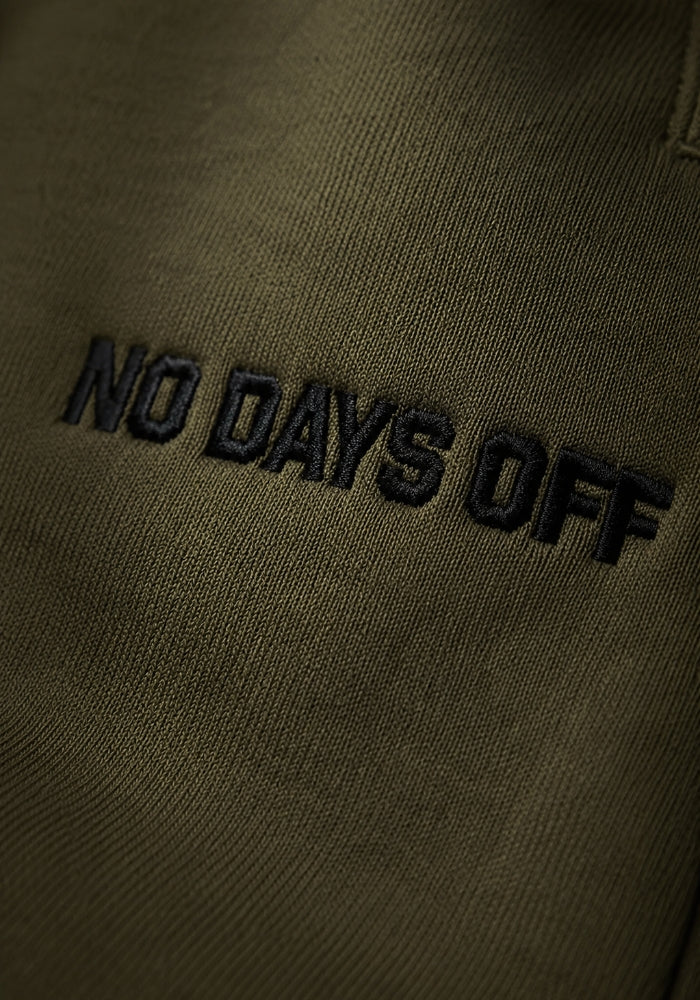 NO DAYS OFF - Subtle Embroidery - Full Zip Hoodie