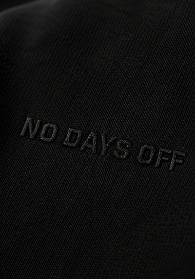 No Days Off - Subtle Embroidery - Heavyweight T-shirt