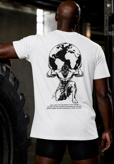 Men's Weight of The World - Training T-shirt - White