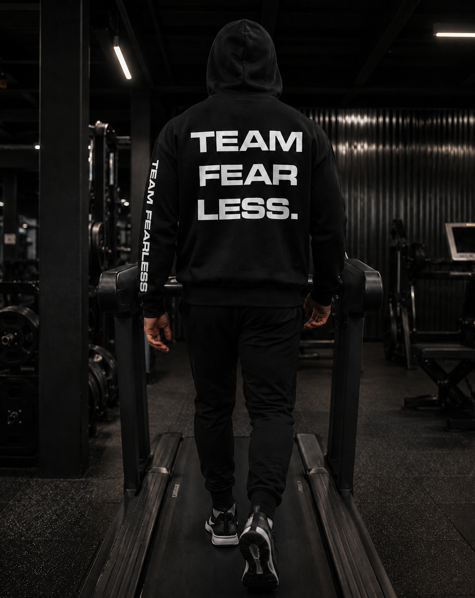 TEAM FEARLESS All Over - Premium Full Zip Hoodie