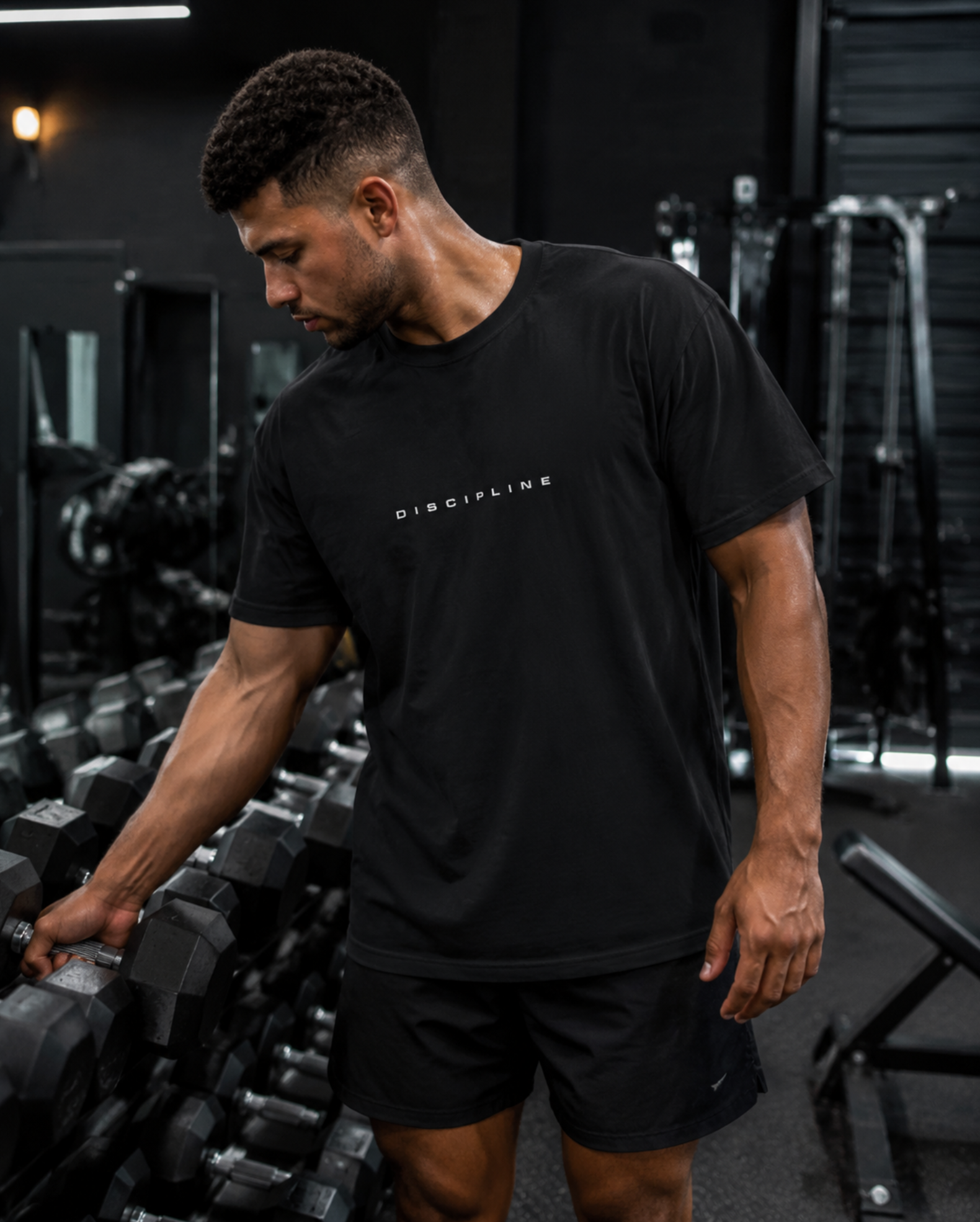 DISCIPLINE (Words To Live By) - Heavyweight T-shirt - White Print