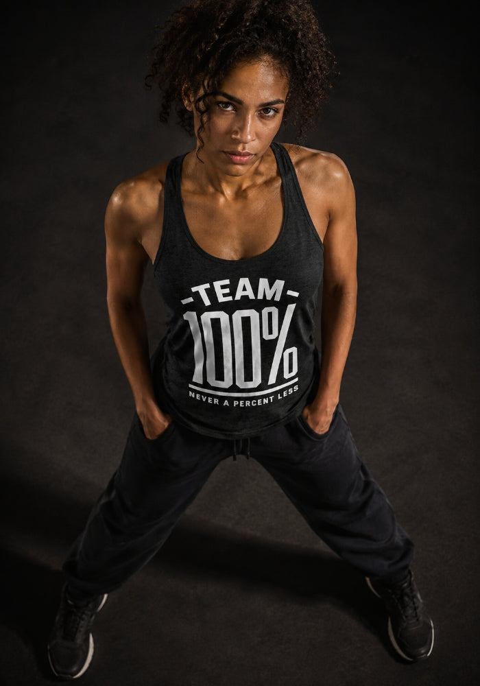 TEAM 100% - Women's Racerback Tank