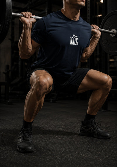TEAM 100% (Never A Percent Less) Fitted Short Sleeve T-shirt