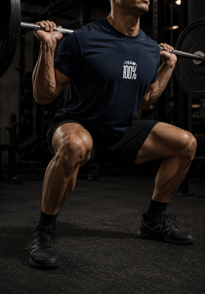 TEAM 100% (Never A Percent Less) Fitted Short Sleeve T-shirt