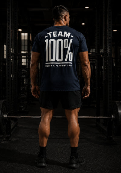 TEAM 100% (Never A Percent Less) Fitted Short Sleeve T-shirt