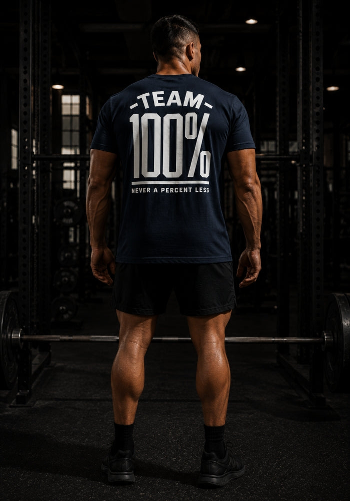 TEAM 100% (Never A Percent Less) Fitted Short Sleeve T-shirt