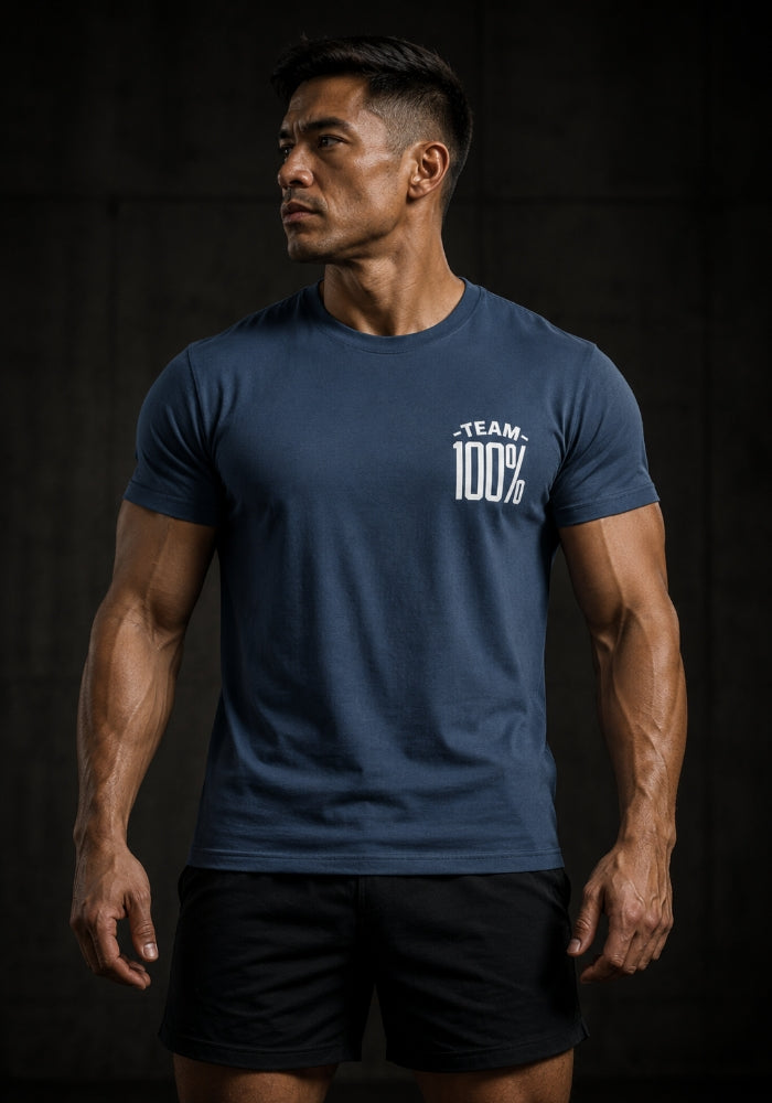 TEAM 100% (Never A Percent Less) Heavyweight T-shirt