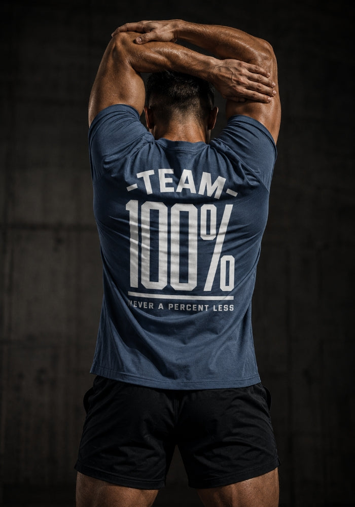 TEAM 100% (Never A Percent Less) Heavyweight T-shirt