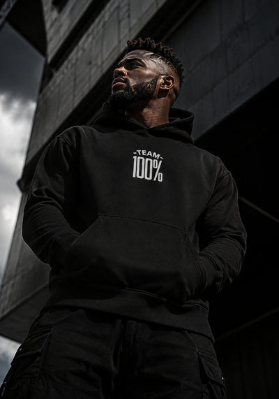 TEAM 100% (Never A Percent Less) Oversized Heavyweight Hoodie