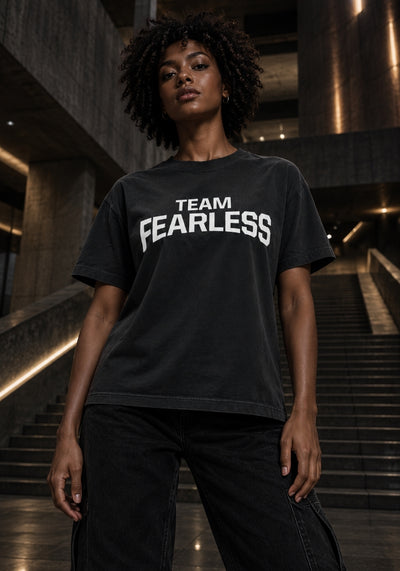 Team Fearless, Higher Standards - Women's Heavyweight Tee