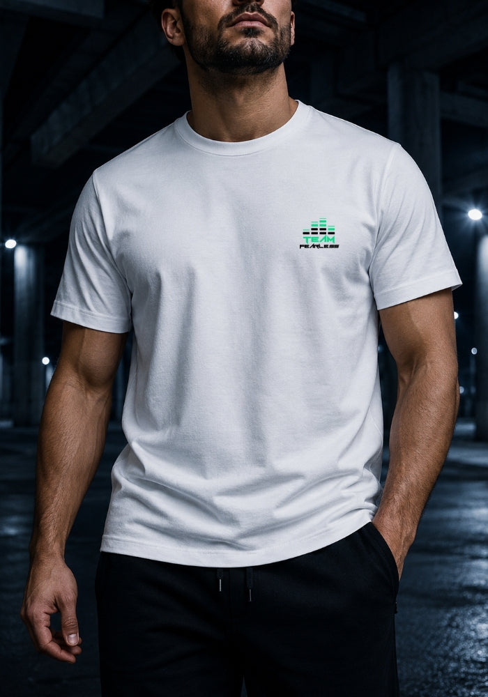 TEAM - Chest & Back - Men’s Premium Heavyweight Tee - Lights