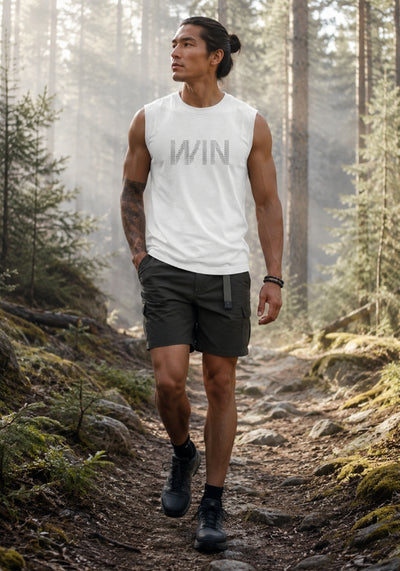 WIN - Muscle Shirt WHITE