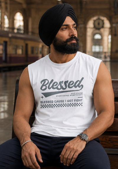 Blessed Cause I Got Fight - Muscle Shirt