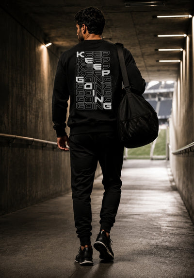 KEEP GOING (Back Print) Premium Sweatshirt Jumper