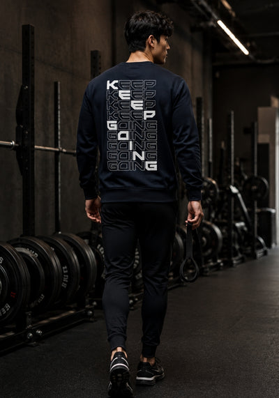 KEEP GOING (Back Print) Premium Sweatshirt Jumper