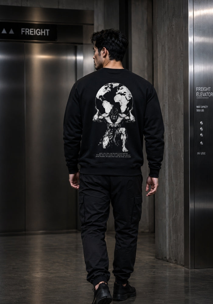 Weight of The World - Premium Sweatshirt Jumper