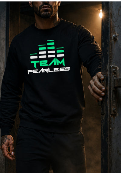 Mens' TEAM FEARLESS Logo - Premium Sweatshirt Jumper