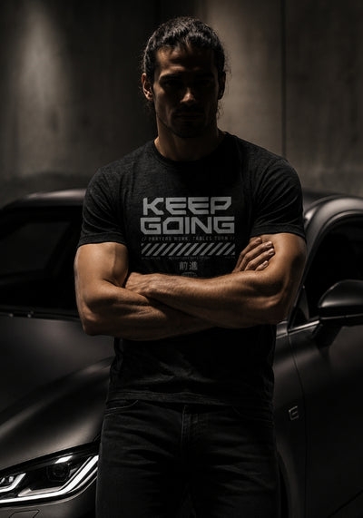 KEEP GOING - Tri Blend - Short sleeve t-shirt